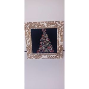 Handmade shabby cottage vintage jewelry tree